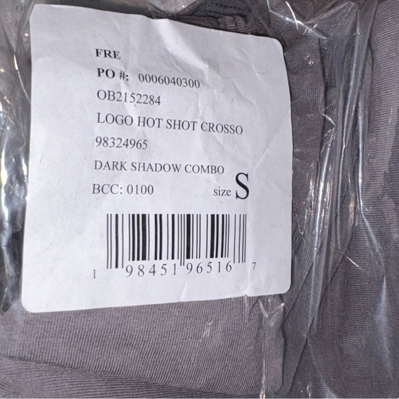 NWT Free People x FP Movement Hot Shot Logo Crossover Set in Dark Shadow - Picture 14 of 16